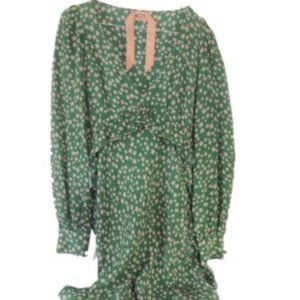 No.21 Long Sleeve Silk Star Dress
